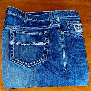 Men’s Cinch Denim Jeans 38x34 Like New